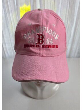 Pink Boston Red Sox 2004 World Series Champions Baseball Cap